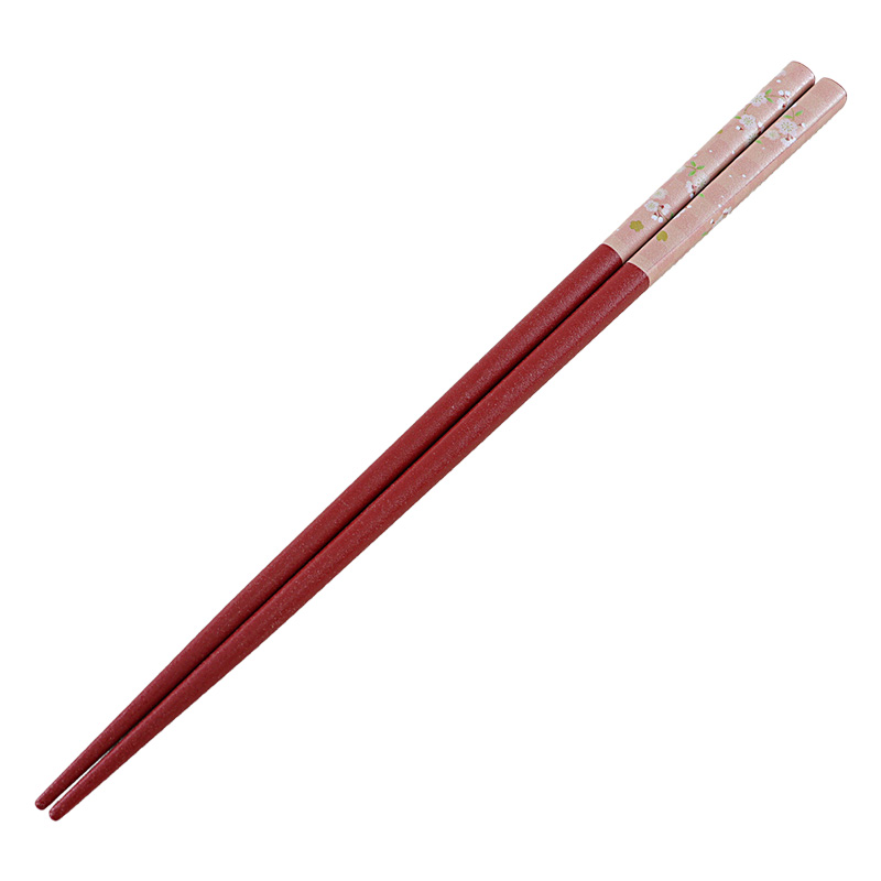 箸3膳組 花暦  若狭塗 23cm
