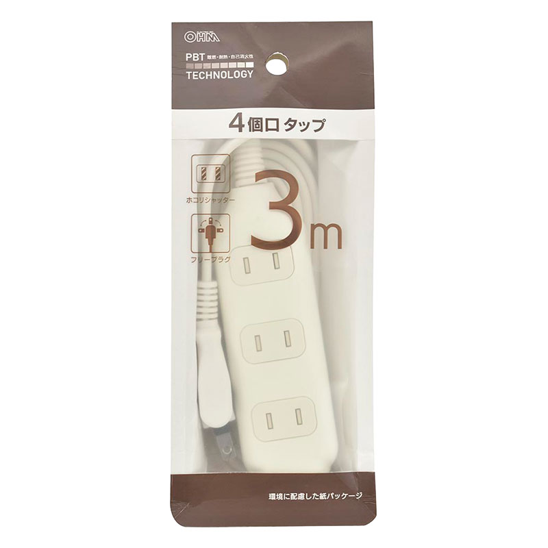 4個口タップ 3m HS-T43W22