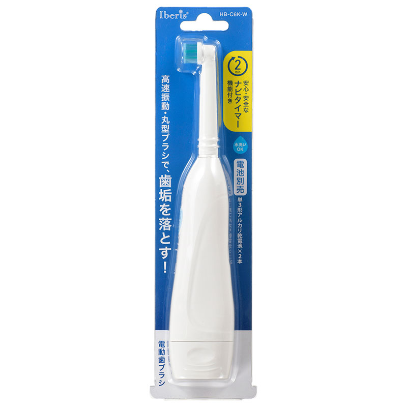 電動歯ブラシ 丸型ブラシ HB-C6K-W