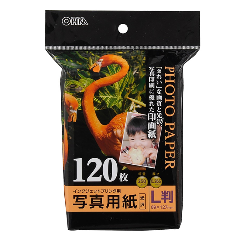 写真用紙 光沢 L判 120枚入り