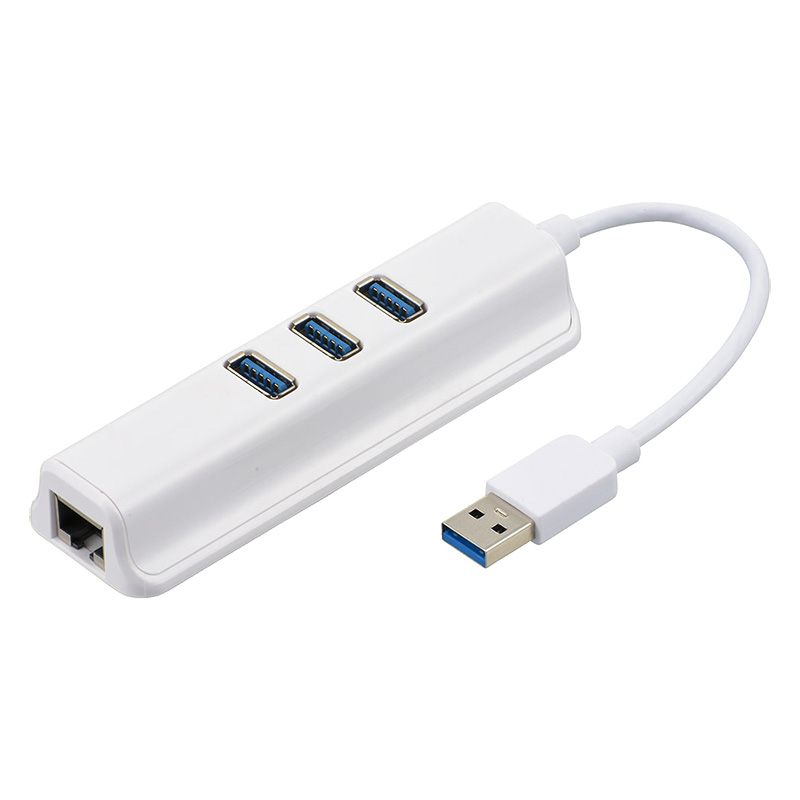 GigaLANアダプター USB3.2Gen1ハブ PC-SH3PL09-W