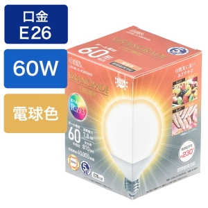 LED電球 ボール電球形 E26 60形相当 電球色 LDG8L-G AG6｜RA93