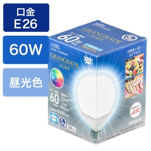 LED電球 ボール電球形 E26 60W形相当 昼光色 LDG8D-G AG6｜RA93