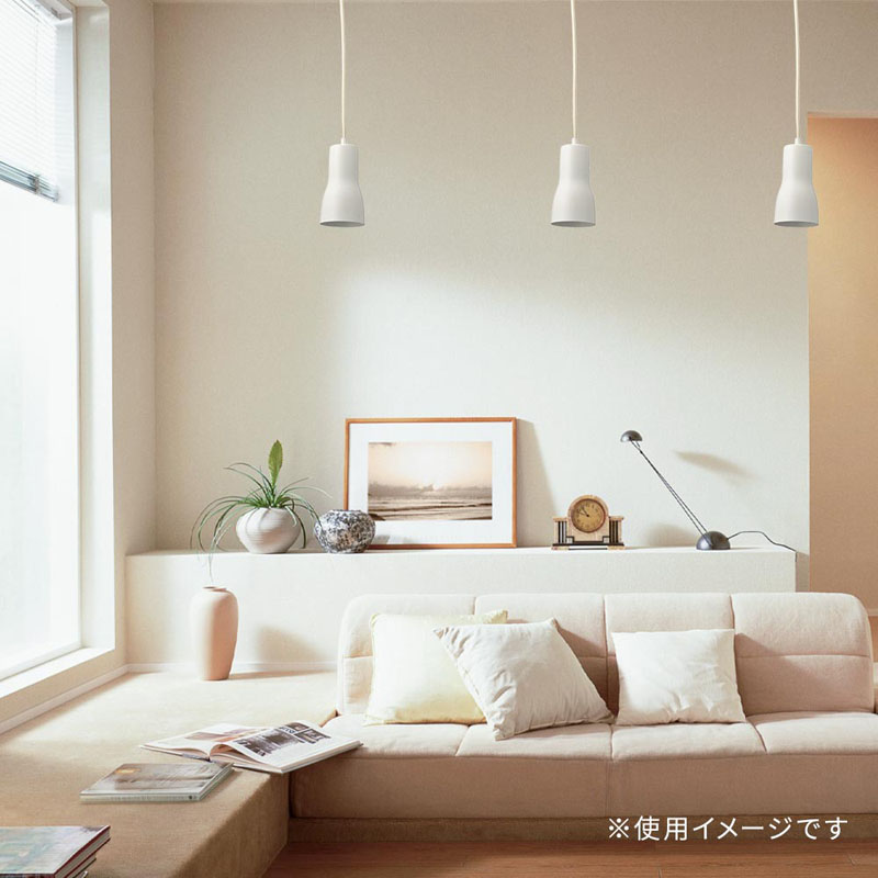 ペンダントライト 筒型セード ホワイト 電球別売 LT-YSE26-W