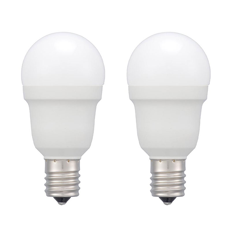 LED電球小形 E17 60形相当 電球色 広配光タイプ 2個入 LDA6L-G-E17 IS53 2P