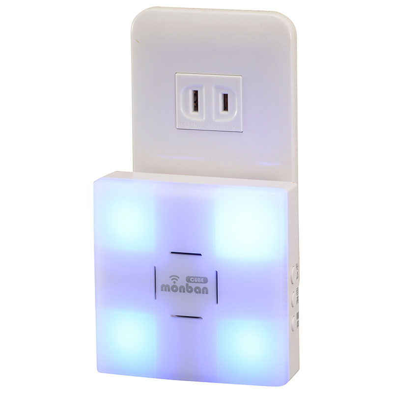 押しボタン送信機+光フラッシュAC式受信機 OCH-SET23-BLUE