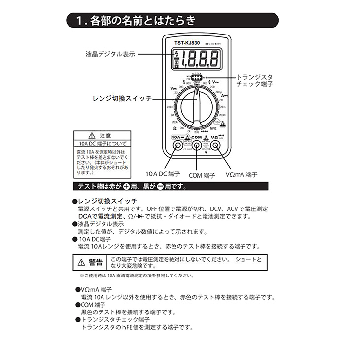デジタルテスター