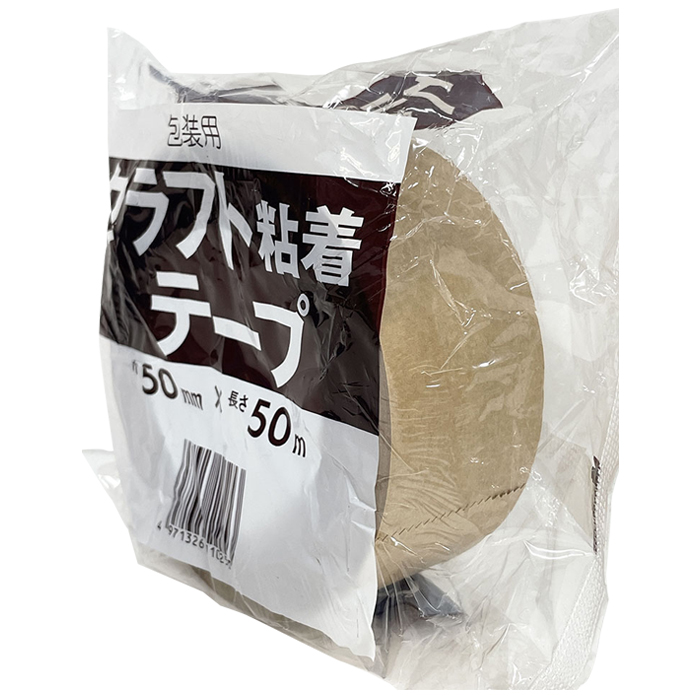 クラフトテープSS　1巻 50mmx50m チャ