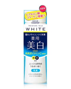 【お取り寄せ商品】肌ケア用品 モイスチュアマイルド ホワイト ミルキィローション(乳液) 140ml