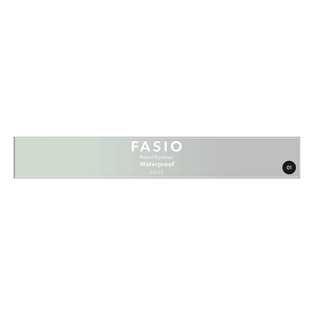 ファシオ ペンシル アイライナー 01 ブラック 無香料