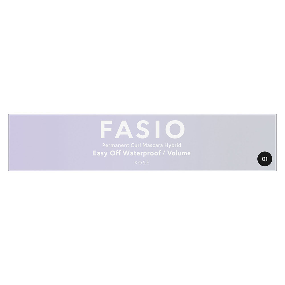 ファシオ パーマネントカール マスカラ ハイブリッド (ボリューム) 6g 01 ブラック 無香料