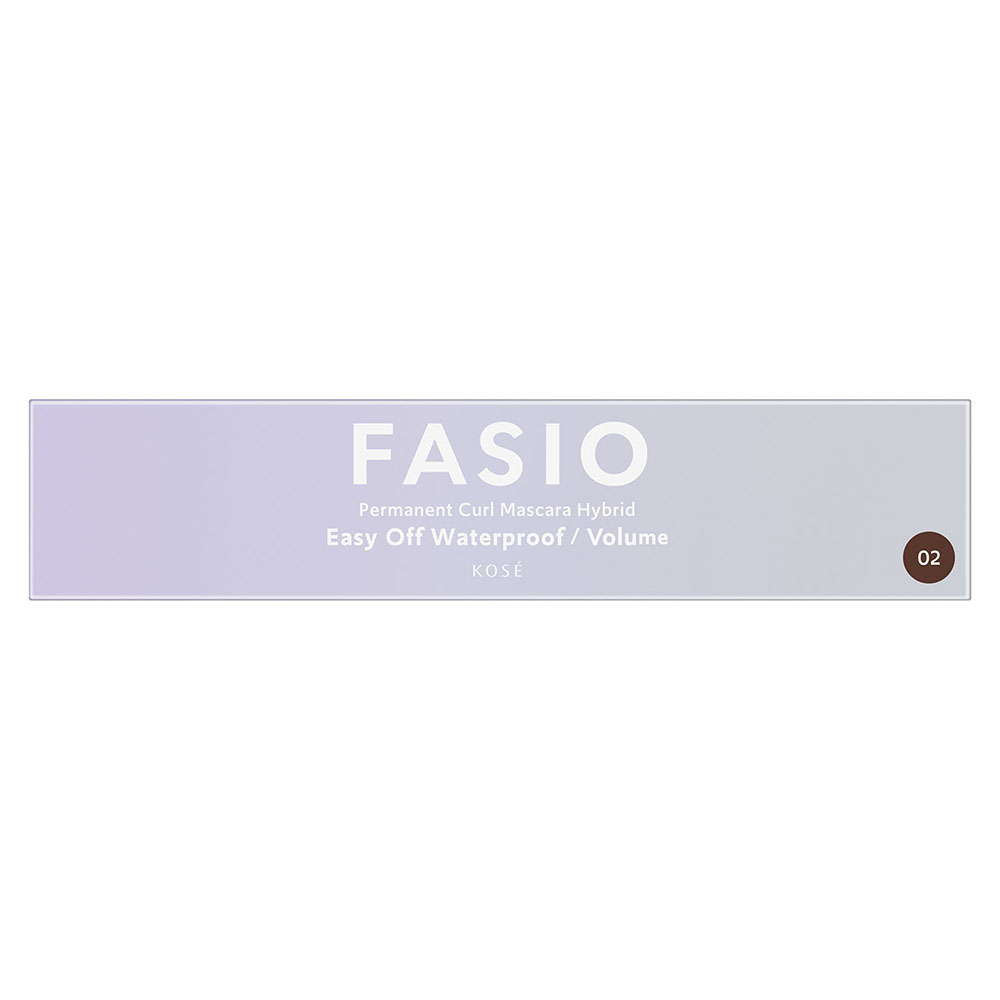 ファシオ パーマネントカール マスカラ ハイブリッド (ボリューム) 6g 02 ブラウン 無香料
