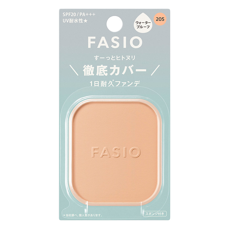 ファシオ ヒトヌリカバー 耐久ファンデーション レフィル 10g 205 ライトピンクオークル