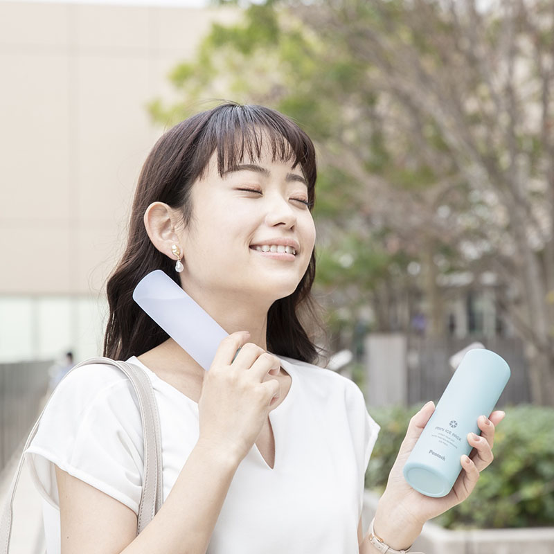 ミニアイスパック 携帯氷のう ブルー
