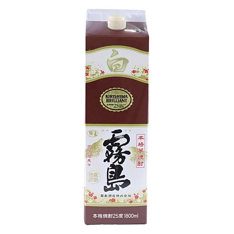 白霧島 芋 25度 1800ml