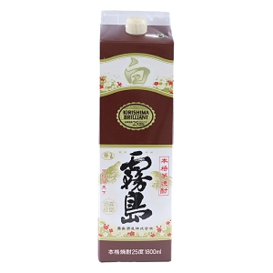 白霧島 芋 25度 1800ml