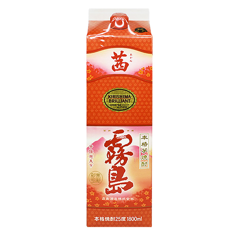 茜霧島 芋 25°パック 1.8L