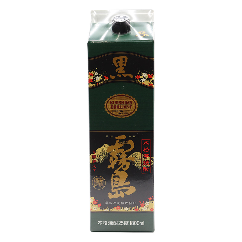 黒霧島 芋 25度 紙パック 1.8L