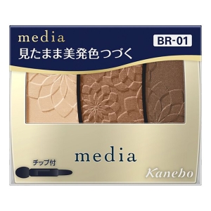 メディア グラデカラーアイシャドウN BR-01　3.1g