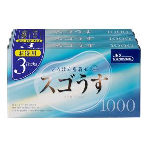 スゴうす 1000 コンドーム （12個×3パック）