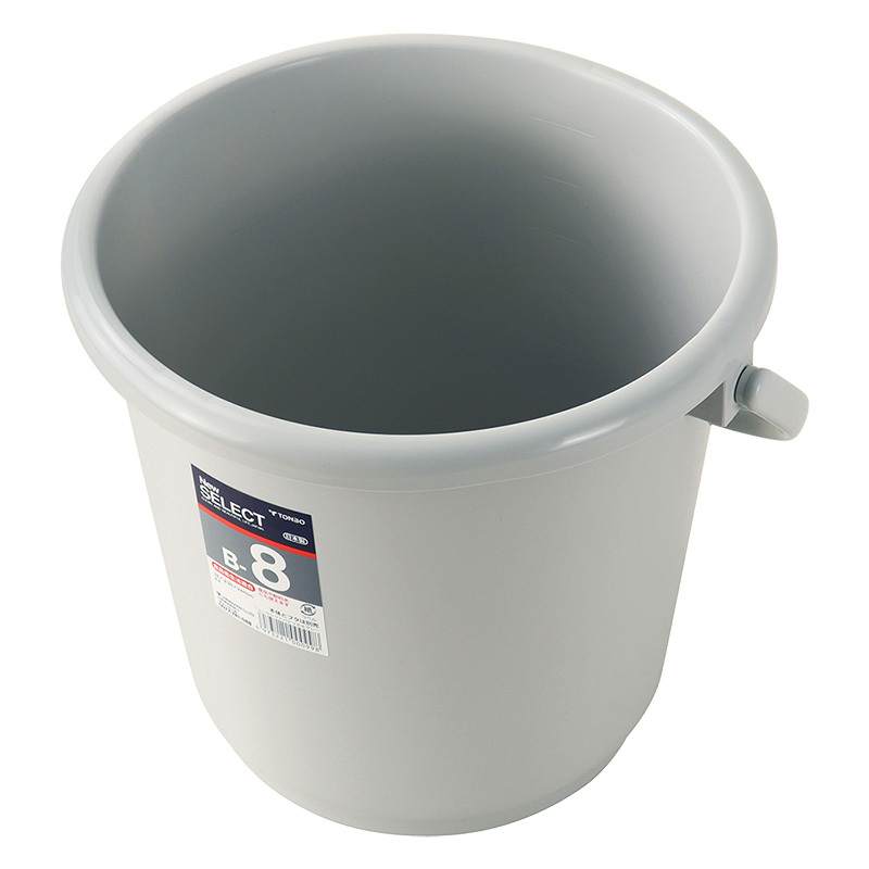 TONBO セレクトバケツB-8本体 グレー 8L