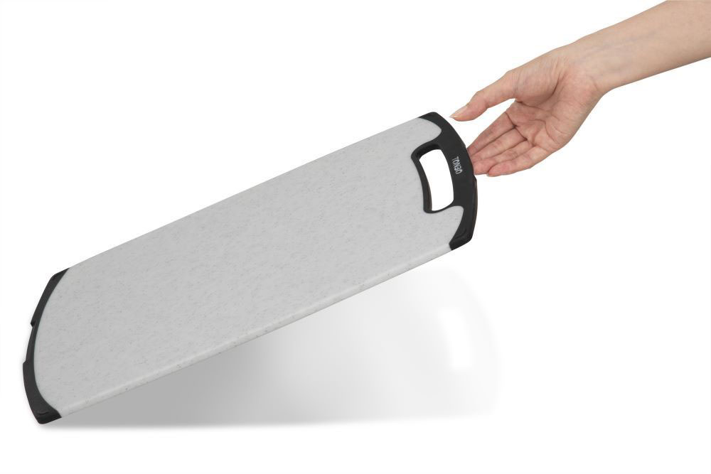 おこしやすいラバー付耐熱抗菌まな板 L イシメチョウ