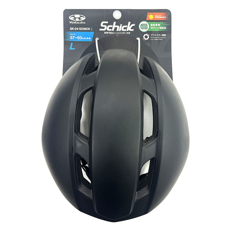 【お取り寄せ商品】ヘルメットSG Schick L 57-60cm マットブラック
