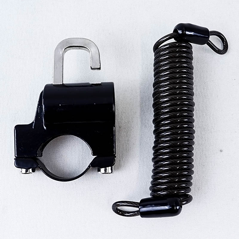 マルチロック ヘルメットロック ケーブル付き ブラック 150cm 52961