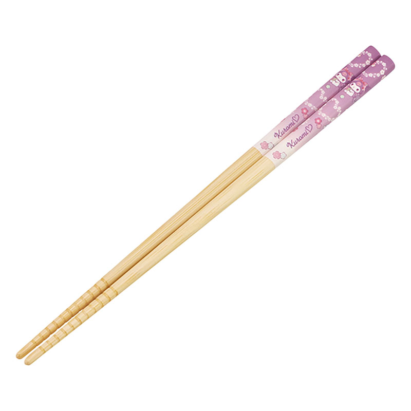 竹箸 21cm すべり止め加工 クロミ