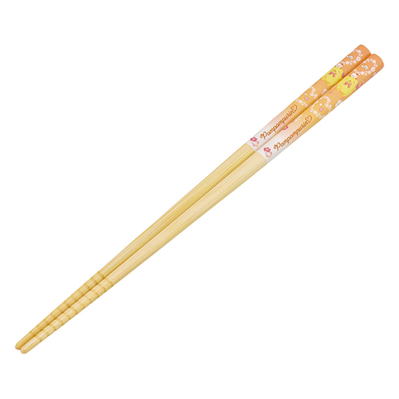 竹箸 21cm すべり止め加工 ポムポム プリン