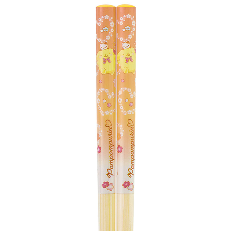竹箸 21cm すべり止め加工 ポムポム プリン