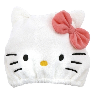 吸水速乾タオルキャップ ハローキティ