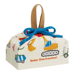 【お取り寄せ商品】ランチ巾着 29×16.5×マチ12cm はたらくクルマ