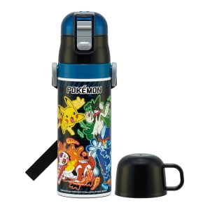 超軽量2WAY ステンレスボトル 直飲み470ml コップ飲み430ml ポケットモンスター