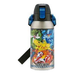 ダイレクトステンレスボトル 保冷専用 600ml ショルダーベルト付き ポケットモンスター