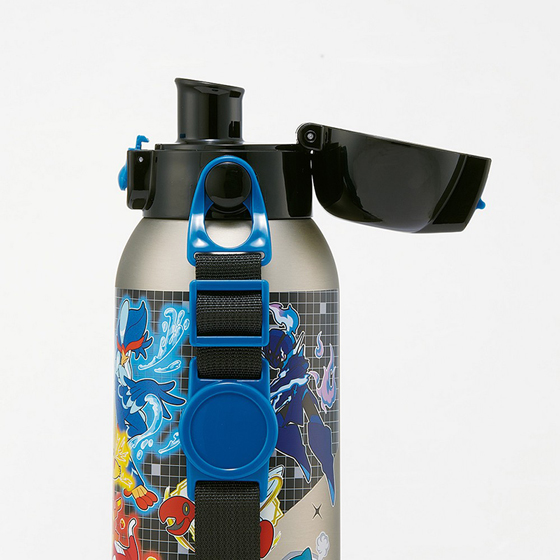 ダイレクトステンレスボトル 保冷専用 600ml ショルダーベルト付き ポケットモンスター