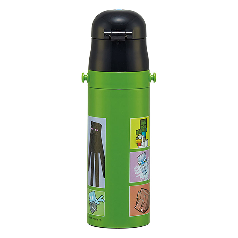 超軽量 ダイレクトボトル ショルダーベルト付 マインクラフト 保冷専用 470ml