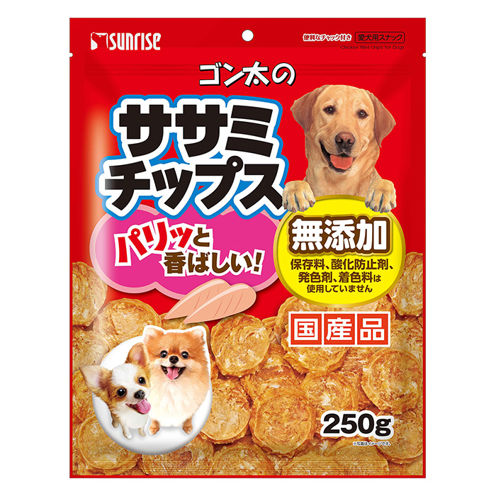 ゴン太のササミチップス 250g
