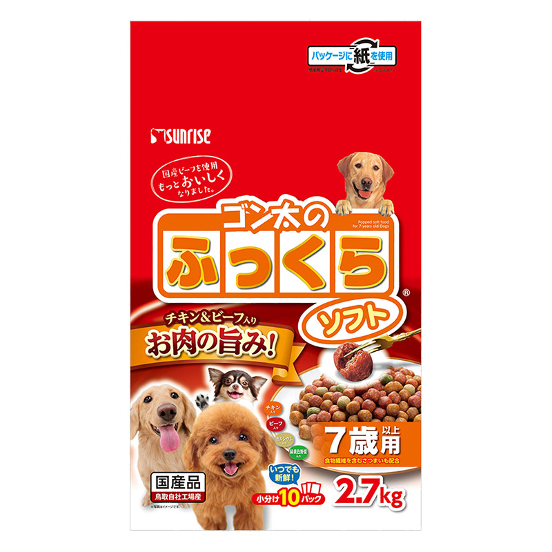 ゴン太のふっくらソフト 7歳以上用 2.7kg