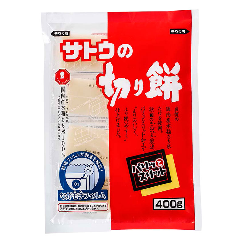サトウの切り餅パリッとスリット 400g