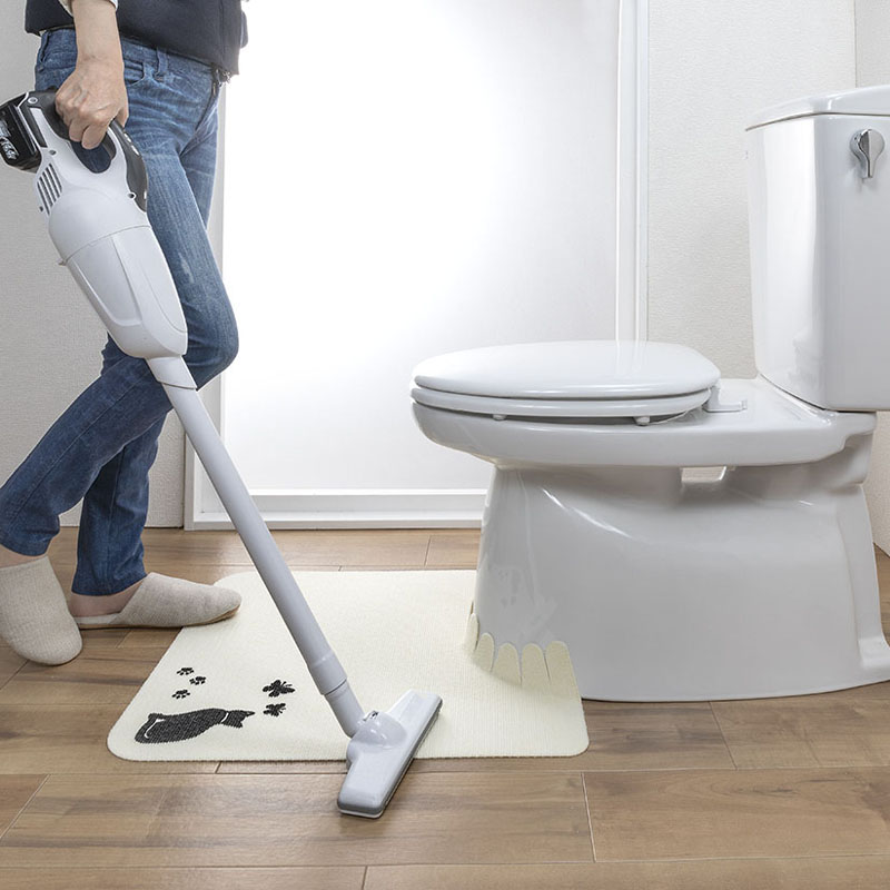おくだけ吸着ズレな~いトイレマット ネコ