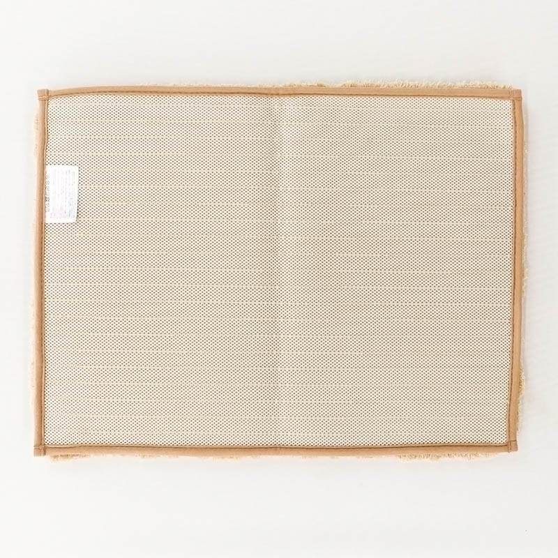 ハピネス バスマット ベージュ 45×60cm