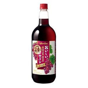 おいしい酸化防止剤無添加ワイン ふくよか赤 1.5L PET