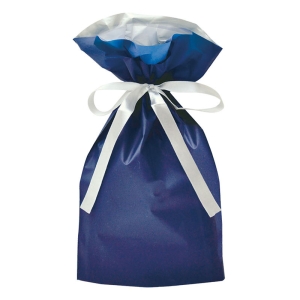【お取り寄せ商品】巾着袋 ネイビー 170×280+80 1P