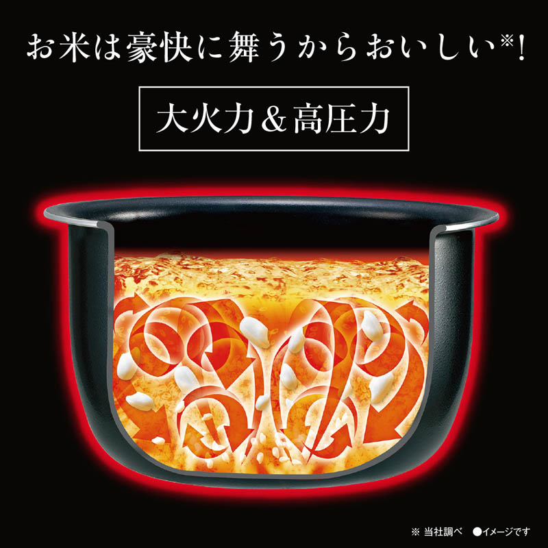 象印 圧力IH炊飯ジャー 5.5合炊き NWーCA10ーBA ブラック