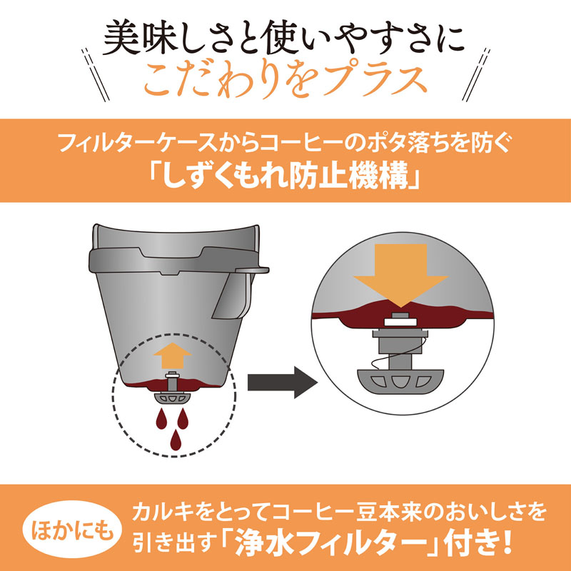 コーヒーメーカー EC-MA60-BA ブラック