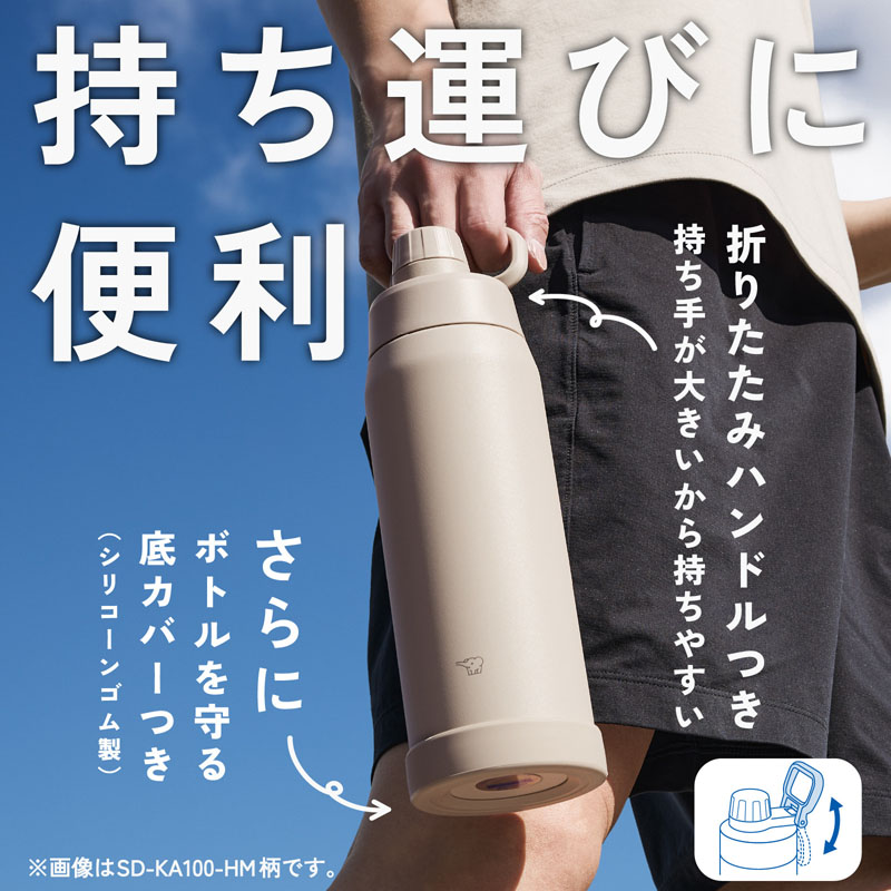 ステンレスクールボトル 0.6L ライトグリーン 保冷専用