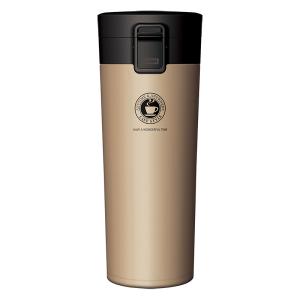 真空断熱携帯タンブラー ゴールド 480ml