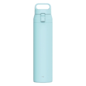ハンドル付 ワンプッシュボトル L700ml パウダーブルー 保温・保冷