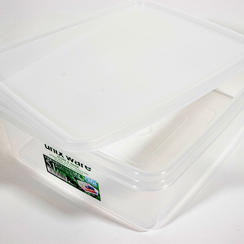 UNIX 保存容器 透明 5.1L O-70・Ag